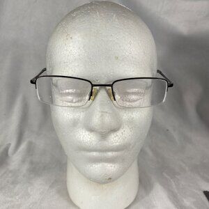 Warby Parker Ramsay 2203 Brown Half Rim Eyeglasses Frames 54-20-145 UNISEX